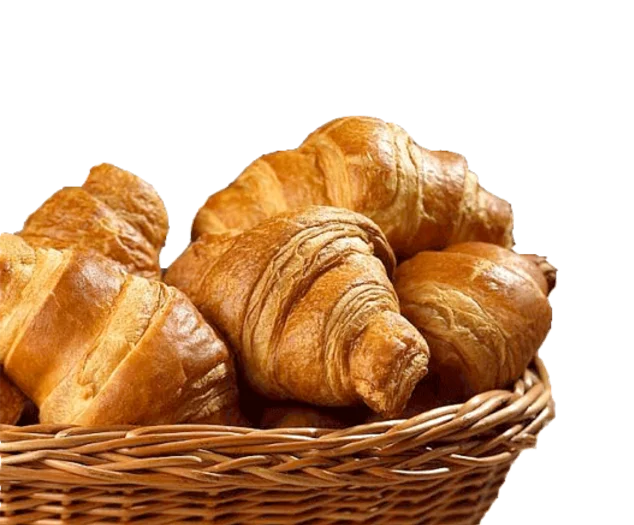 Croissant Golden Brown Crispy Basket Flaky Layers