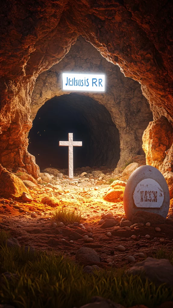 Cross Cave Light Stone