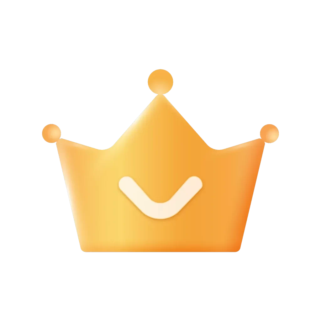 Crown Gold White