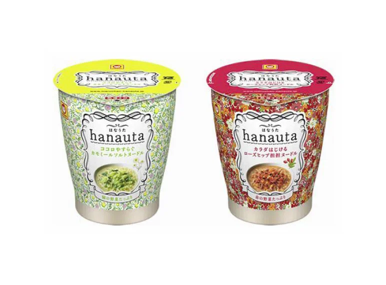 Cup Noodle Green Red Hanauta