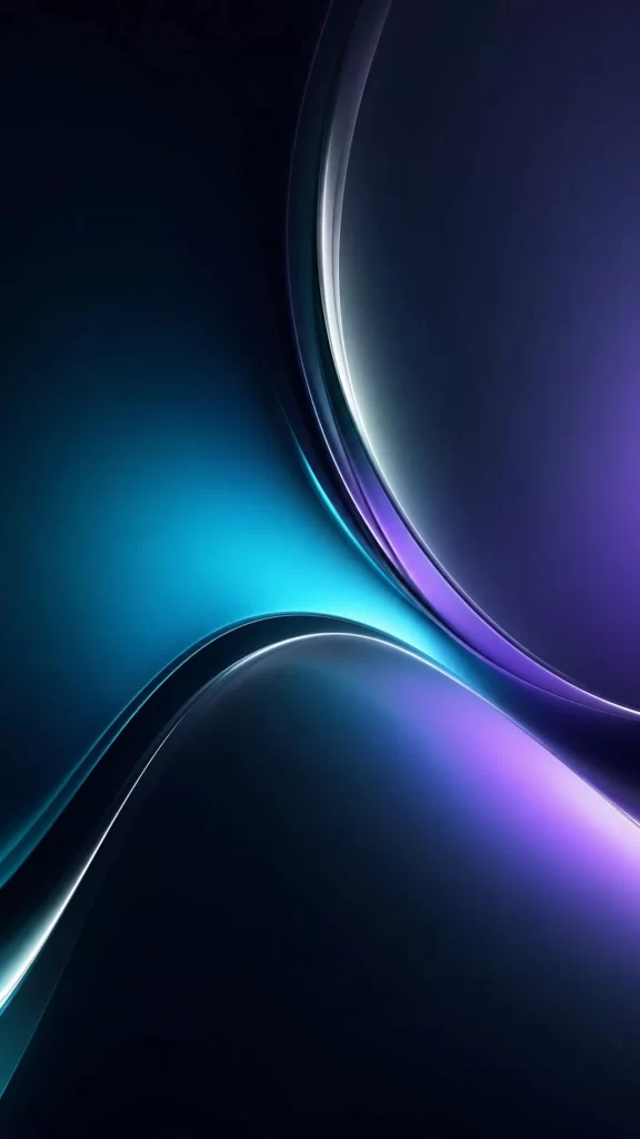 Curves Blue Purple Black Shiny