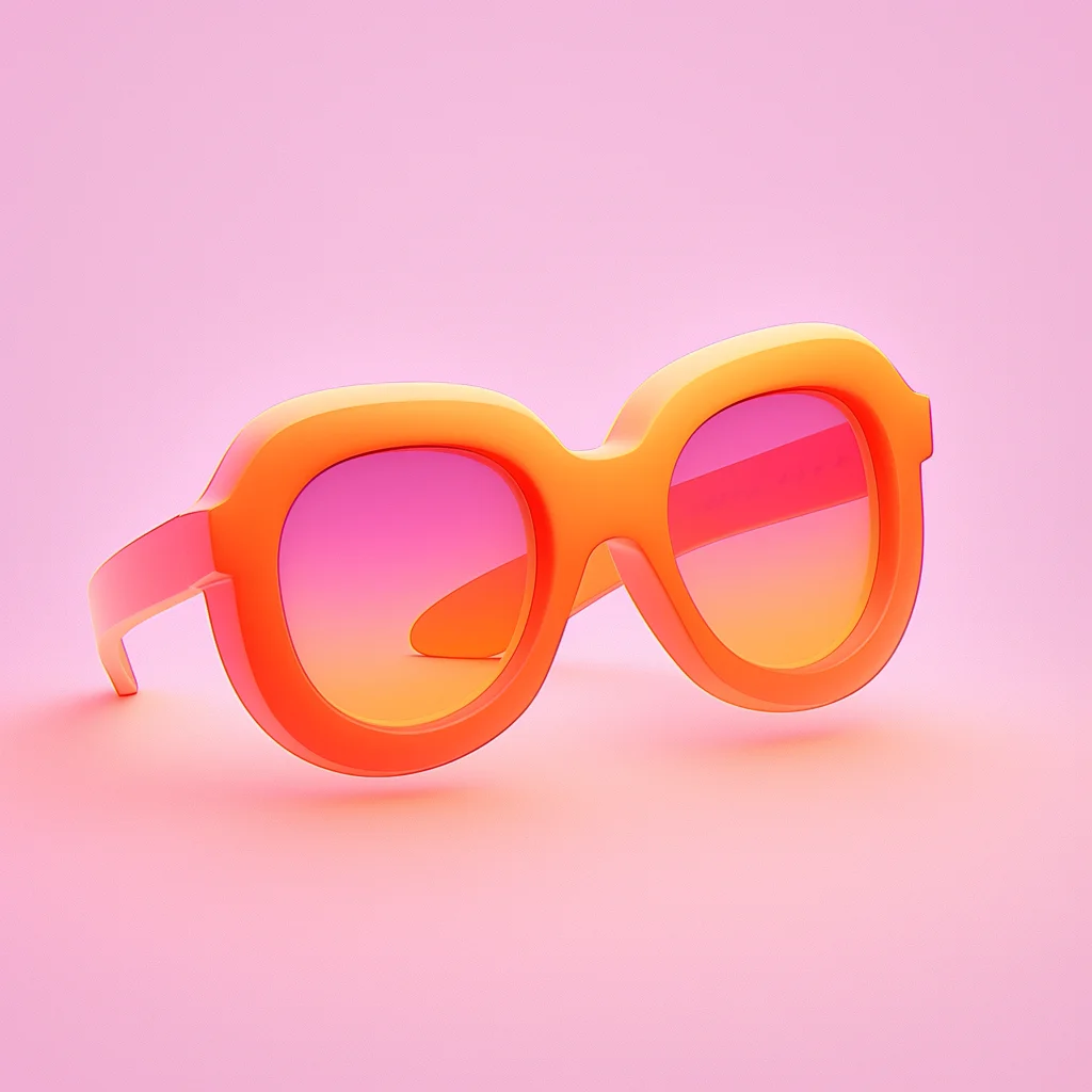 cute glasses icon lovely game 3D cartoon sunglasses eyeglasses