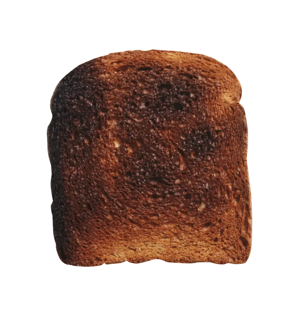 Dark Toasted Bread Crispy Texture Golden Brown