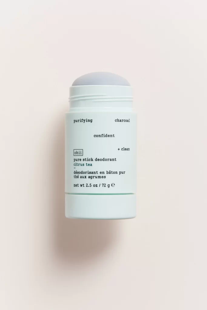 Deodorant Stick Plastic White Minimalist Clean