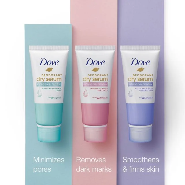 Deodorant Tube White Gold Intensive Renew Skincare Serum