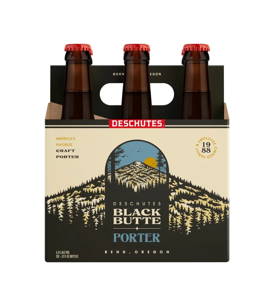 Deschutes Black Butte Porter Brown Packaging