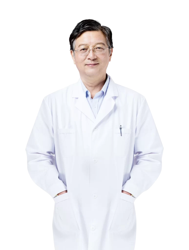 Doctor White Coat Blue Shirt Professional