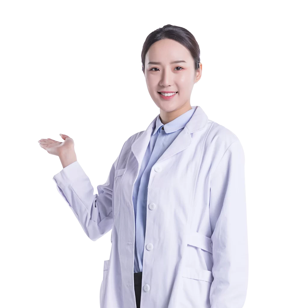 Doctor White Coat Blue Shirt Professional