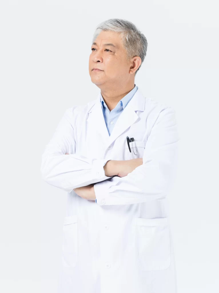 Doctor White Coat Blue Shirt Professional