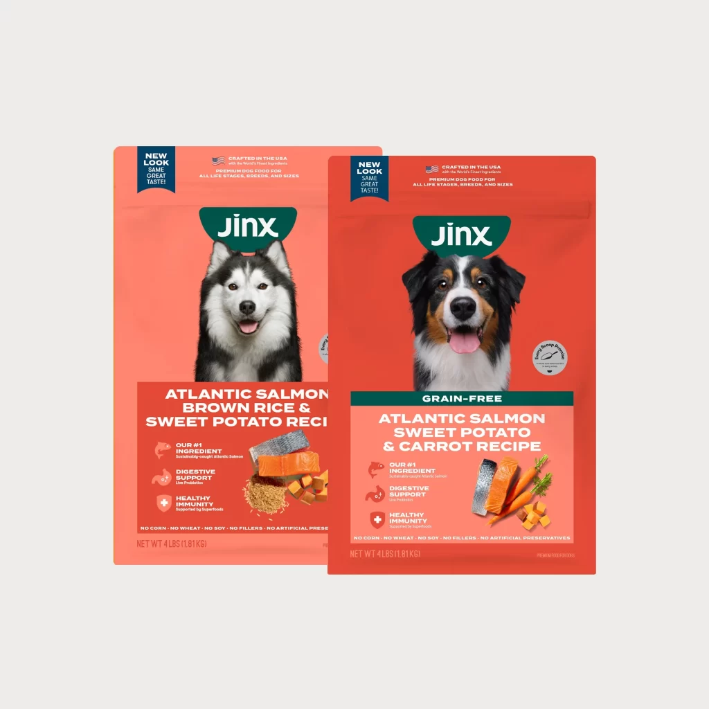 Dog Food Packages Salmon Brown Rice