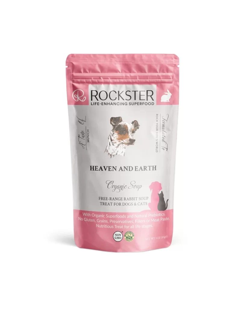 Dog Food Pink White Organic Superfood