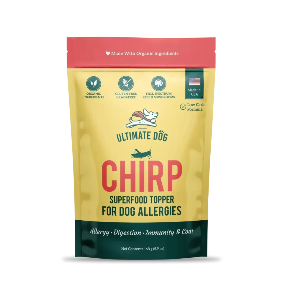 Dog Food Yellow Red Green Cartoon