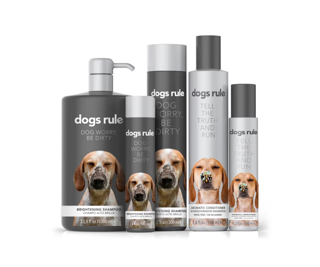 Dog Shampoo Conditioner Cleaning Products Packaging