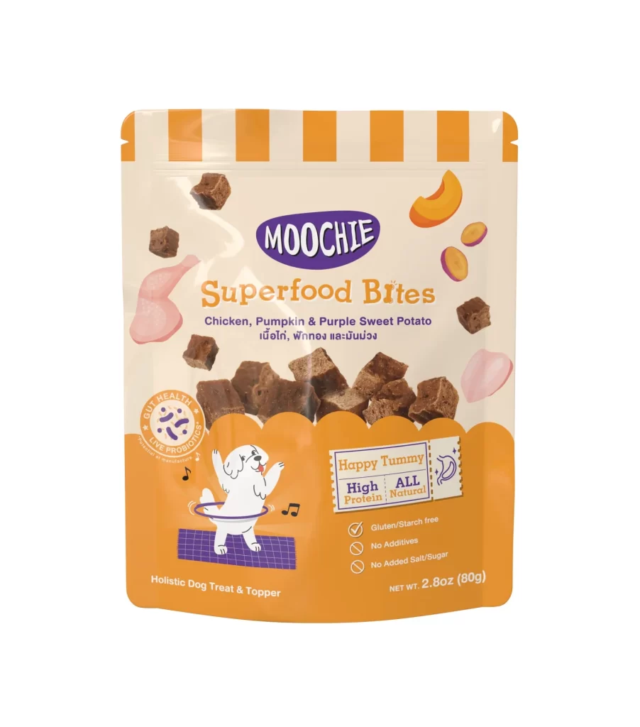 Dog Treats Orange White Natural