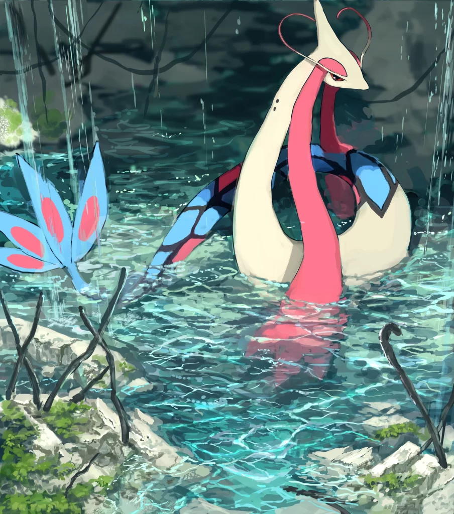 Dragon Blue Red White Fantasy