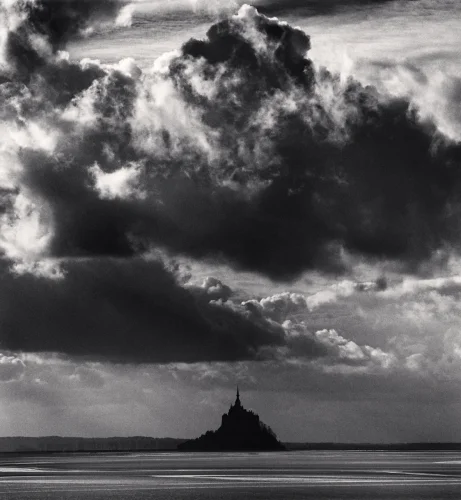 Dramatic Clouds High Contrast Monument
