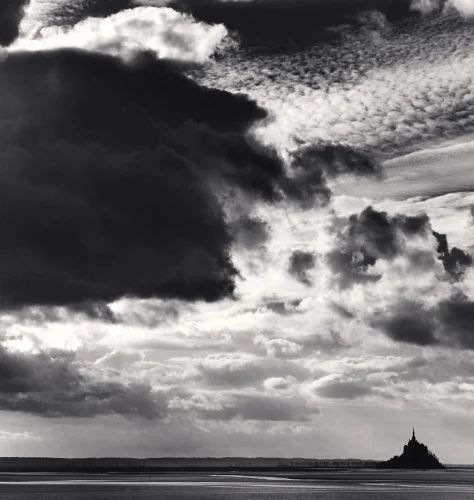Dramatic Clouds Landscape High Contrast Atmospheric