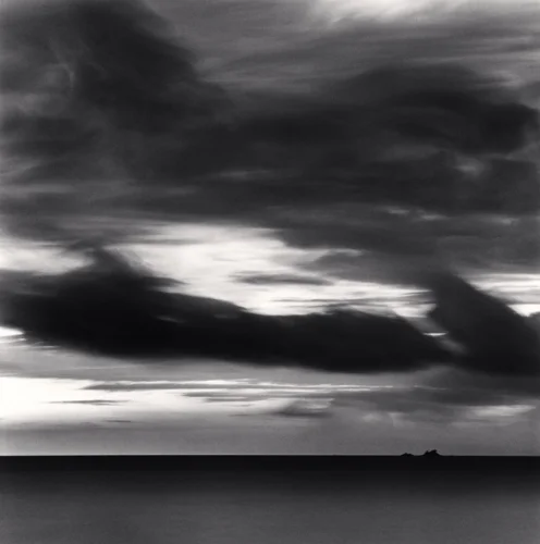 Dramatic Clouds Minimalist High Contrast Moody Nature