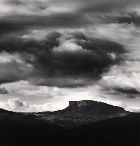 Dramatic Clouds Mountain High Contrast Moody Nature