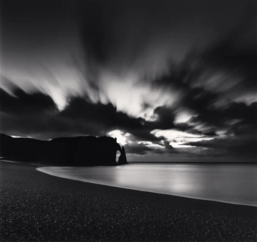 Dramatic Clouds Seascape High Contrast Moody