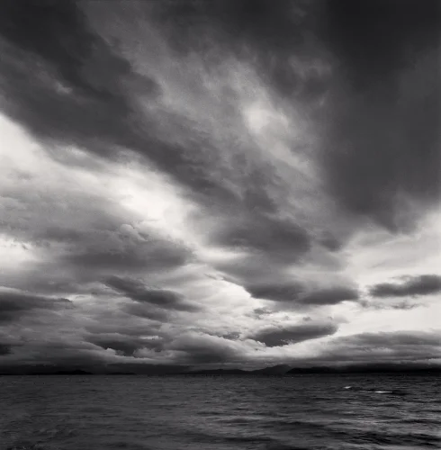 Dramatic Clouds Seascape High Contrast Moody