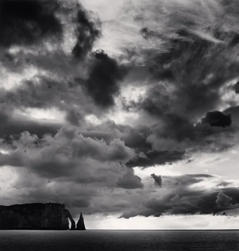 Dramatic Clouds Seascape High Contrast Moody