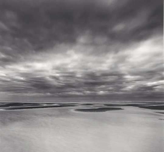 Dramatic Clouds Textured High Contrast Seascape