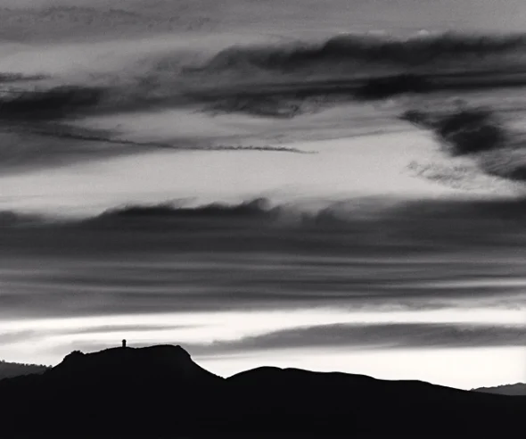 Dramatic High Contrast Atmospheric Mountain
