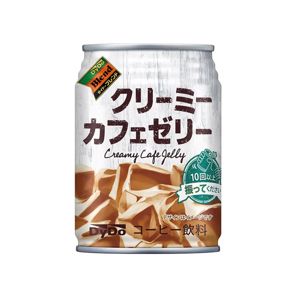 DyDo Creamy Cafe Jelly Can Packaging