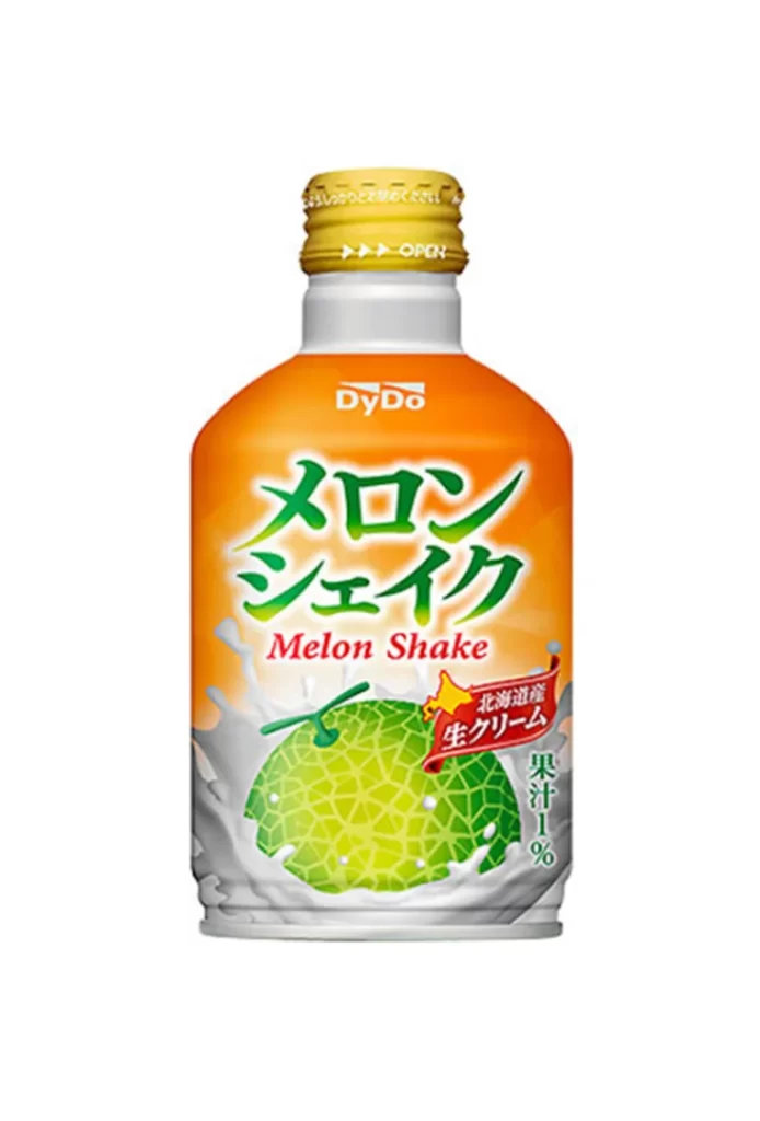 DyDo Melon Shake Bottle Packaging