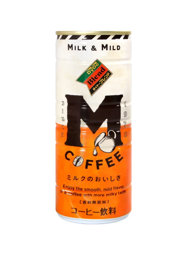 DyDo Milk Mild Coffee Can Packaging 2