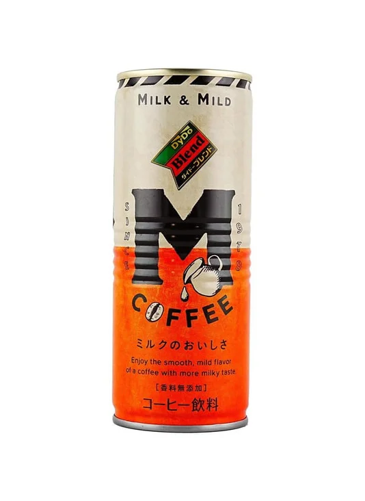 DyDo Milk Mild Coffee Can Packaging