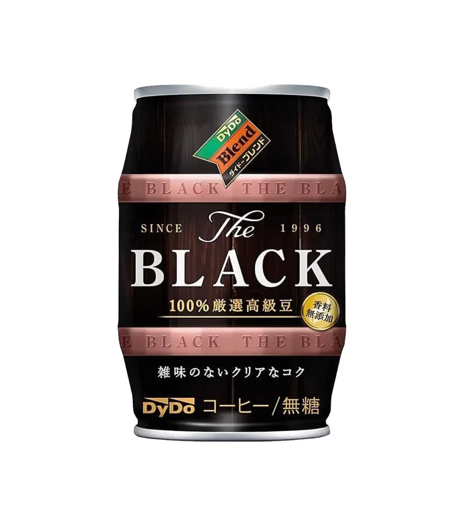 DyDo The Black 100% Can Packaging