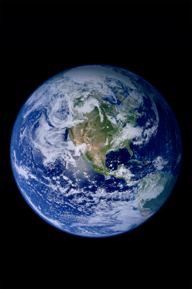 Earth Blue Green White Space Satellite