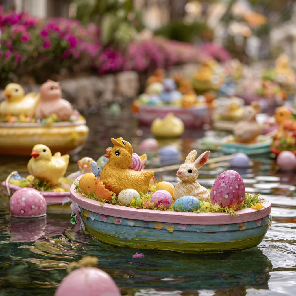 Easter Rabbits Eggs Pastel Colors 29