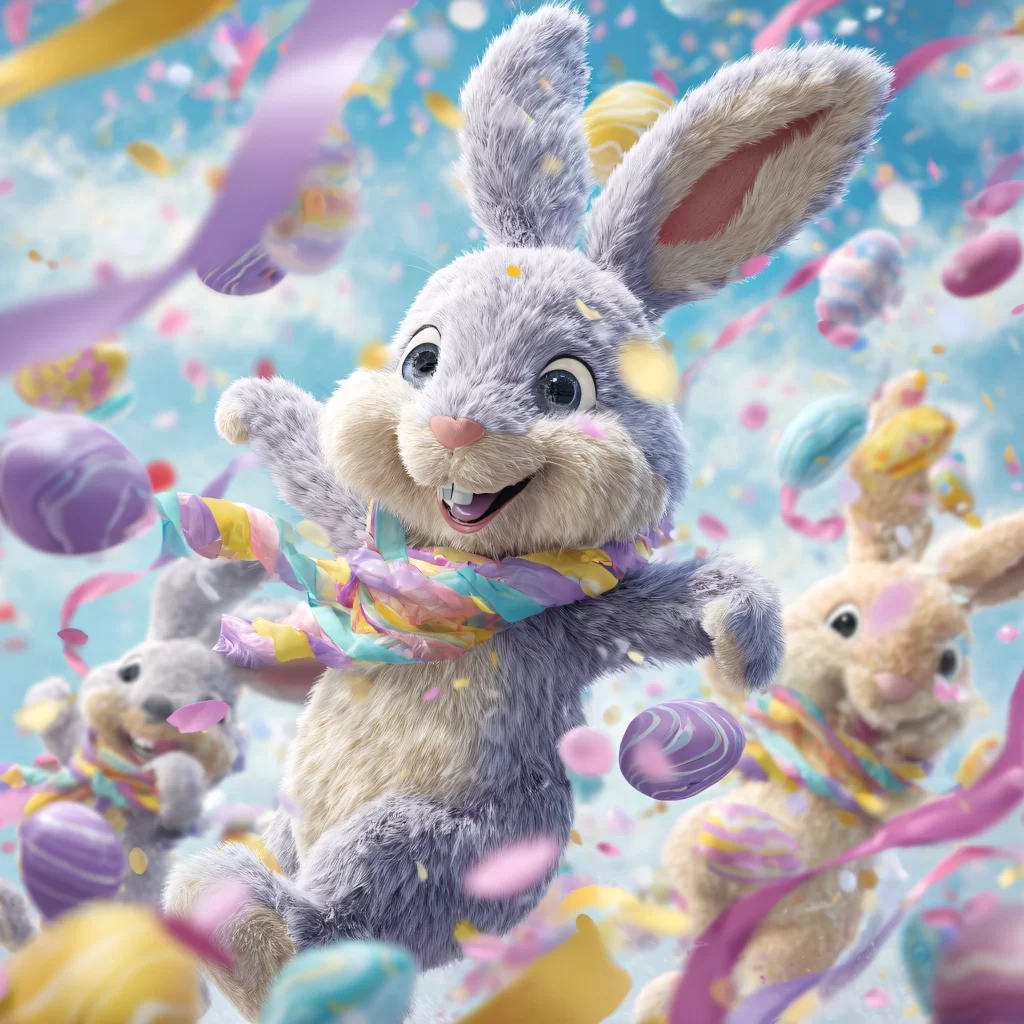 Easter Rabbits Eggs Pastel Spring 61