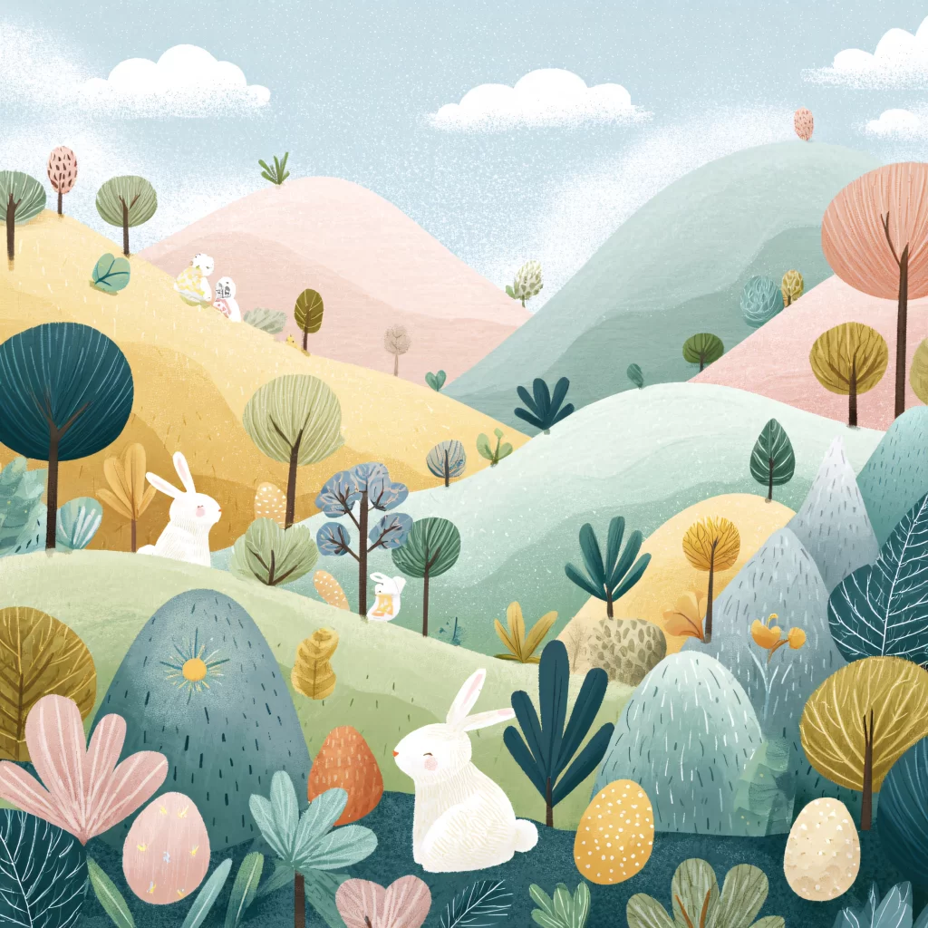Easter Rabbit Hills Garden