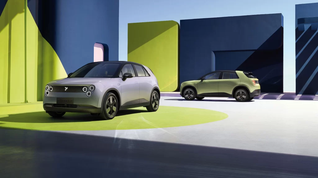 Electric Vehicles Pastel Colors Futuristic Theme
