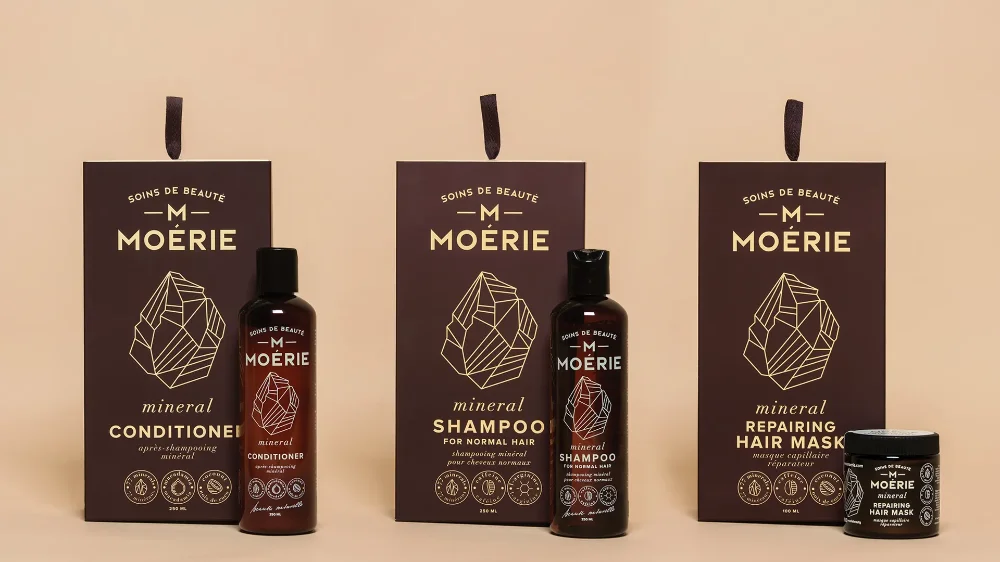 Elegant Haircare Bottle Brown Pump Dispenser