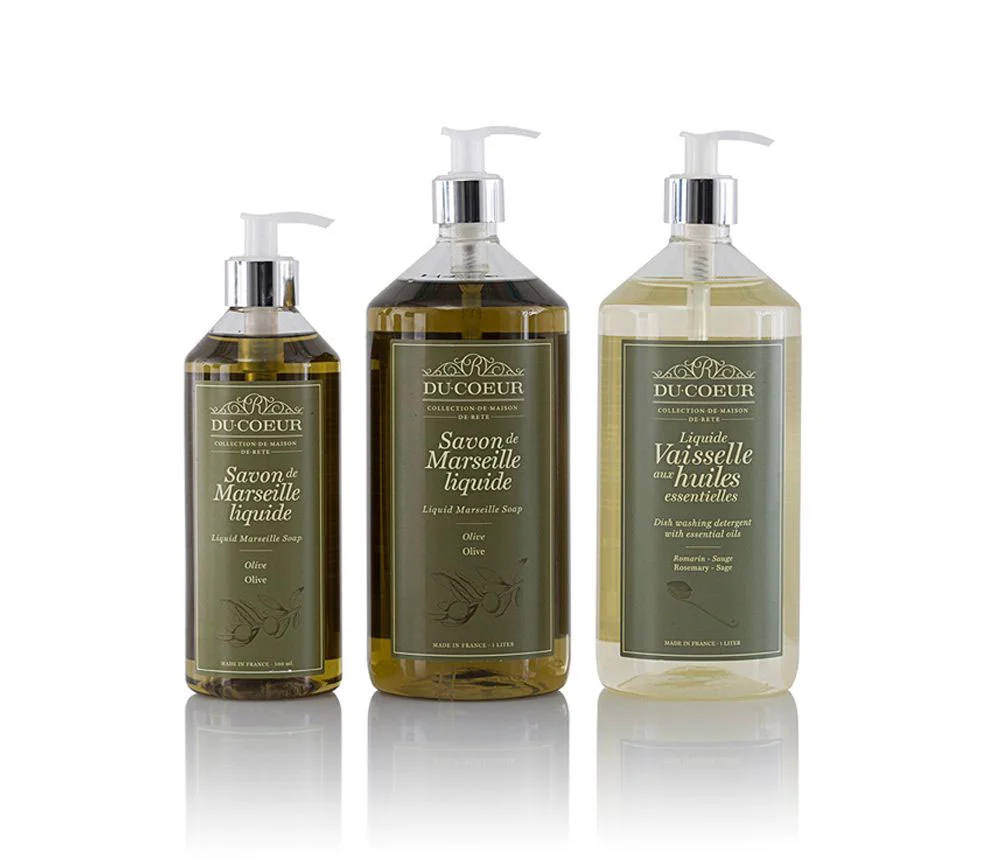 Elegant Skincare Bottle Olive Green Pump Dispenser