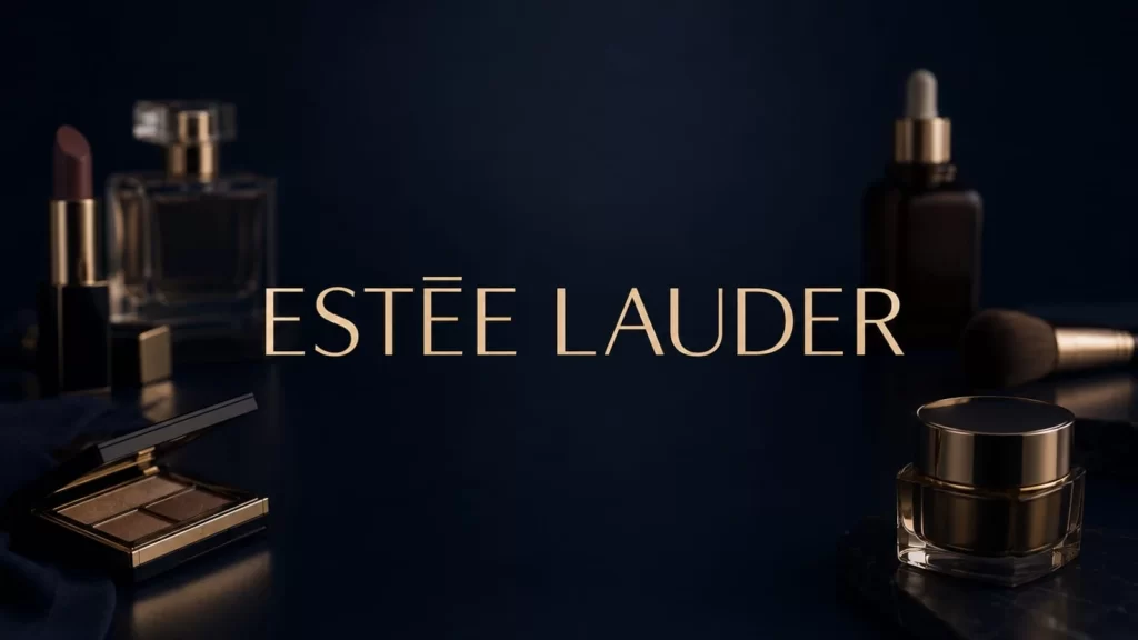 Estée Lauder Cosmetics Gold Black Luxurious