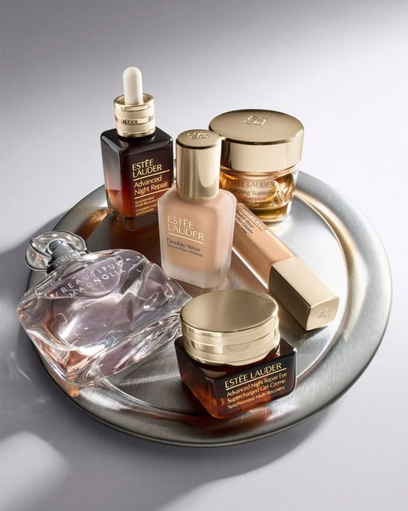 Estee Lauder Cosmetics Gold Brown Luxury