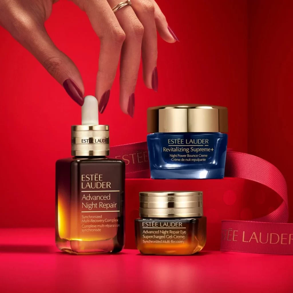 Estee Lauder Skincare Products Red Gold