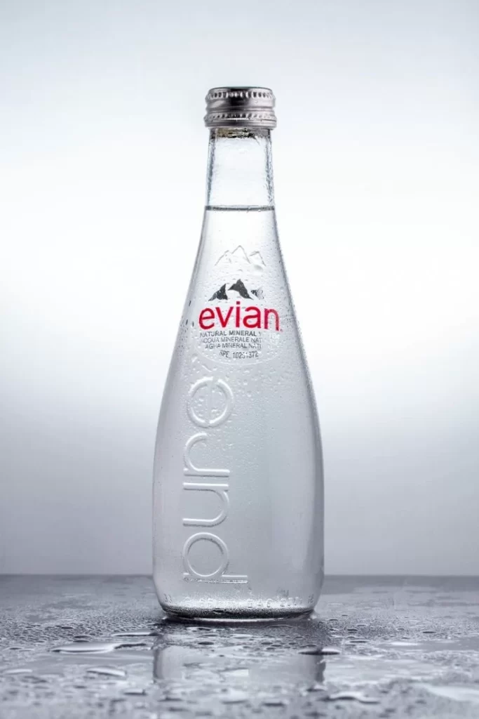 Evian Bottle Clear
