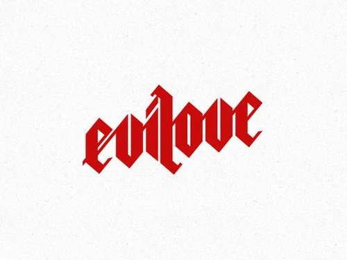 Evil Love Red Gothic