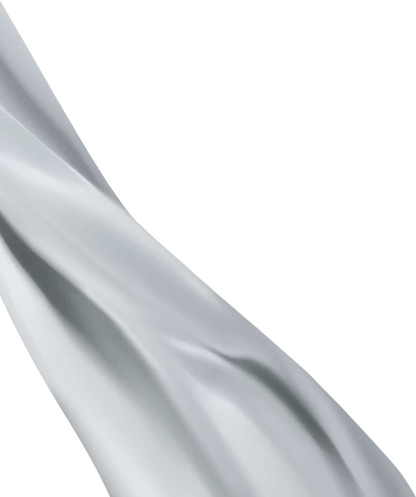 Fabric Gray White Smooth
