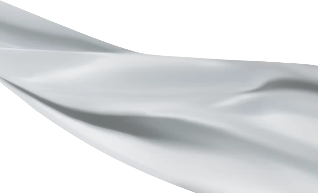 Fabric White Gray Smooth Flowing