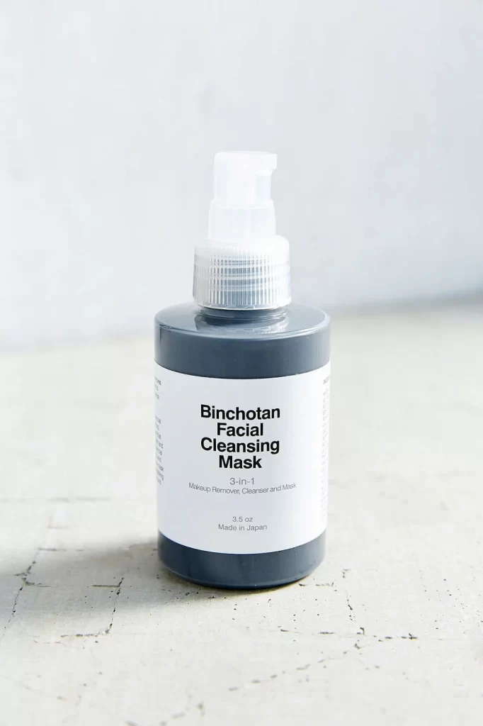 Facial Cleansing Mask Bottle Black Pump Dispenser
