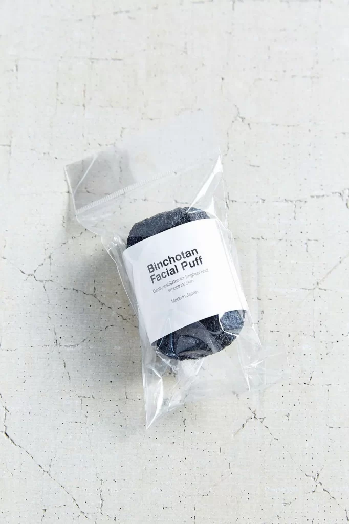 Facial Puff Charcoal Plastic Simple Skincare