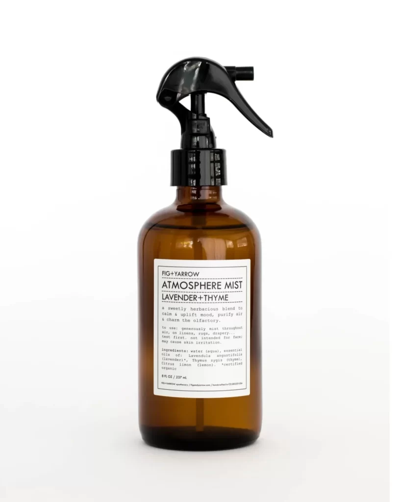 Fig+yarrow Atmosphere Mist Lavender+Thyme Bottle Packaging